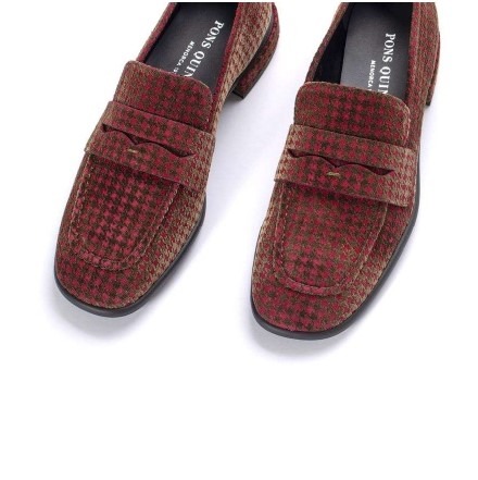 Zapato Mocasín MOLY Burdeos de PONS QUINTANA