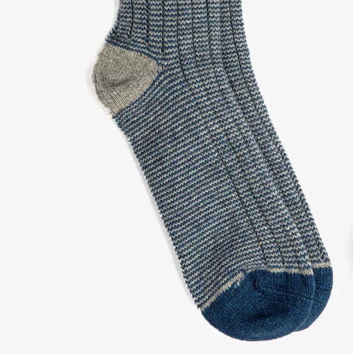 Alternative view of Calcetines Bicolor Gris de ECOALF