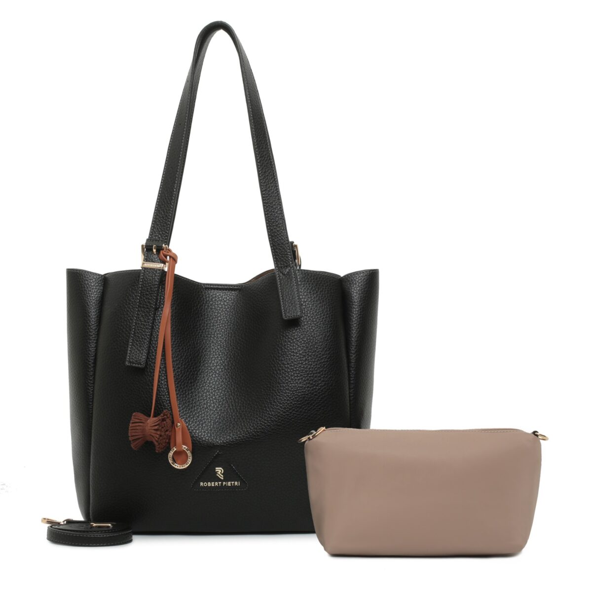 Bolso Shopper MEGAN 8055 Negro de ROBERT PIETRI
