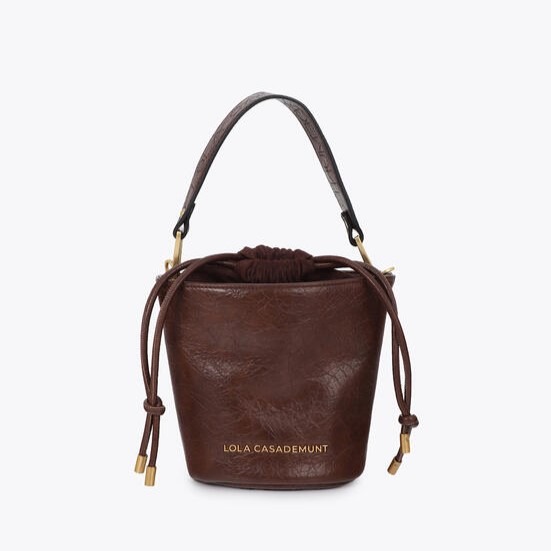Bolso Bombonera Marrón LF260412 de Lola Casademunt